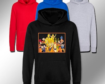 Dragon Ball Z Hoodie - Etsy UK