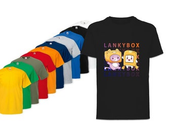 Kids Lankyb Inspired T-Shirt Funny Viral Youtuber Merch Boys Girls Tee Top Cute Gift Ideas