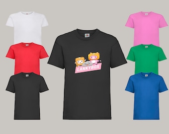 Kids Lanky t shirt YouTubers Inspired T-Shirt Funny Viral Youtuber Merch Boys Girls Tee Top Cute Gift Ideas size 3-13 years 6 colours