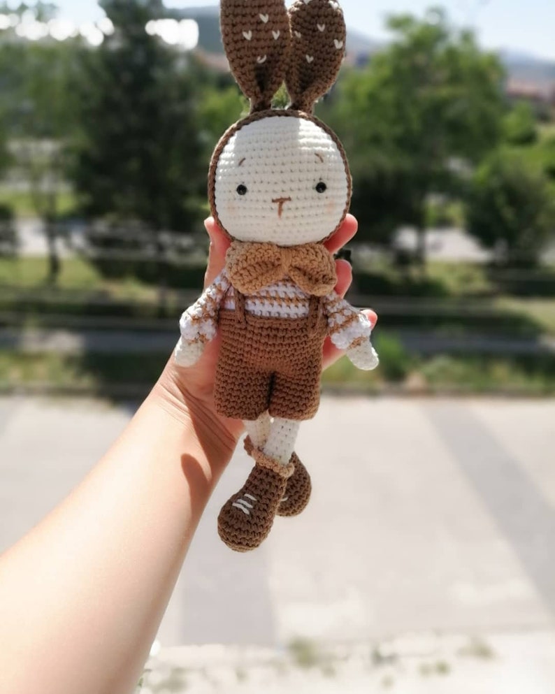 Large Discount Wholesale Miti Little Bunny Brown Amigurumi Crochet Pattern Handmade Adjustable Wholesale Outlet Shop Freddiescornerghana Com