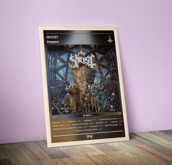 Ghost Poster Print Impera Poster 4 Colors 1 Price Album Etsy