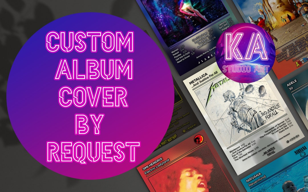 Custom Album Cover Poster Customizable Print Album Cover Poster Room