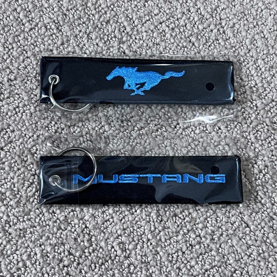 Mustang 2024 logo keychain