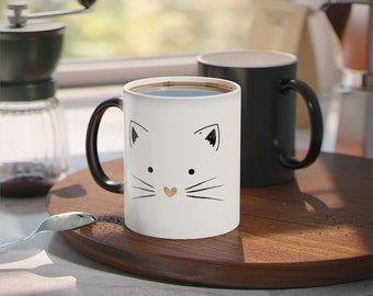My House My Mug and Cat - Magic Mug