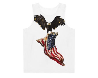 Eagle with American flag - Men's Tank (AOP)