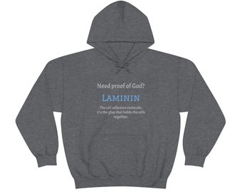 Laminin - God Protein - Unisex Heavy Blend Hooded Sweatshirt