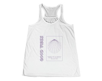 Good Vibes - Women's Flowy Racerback Tank