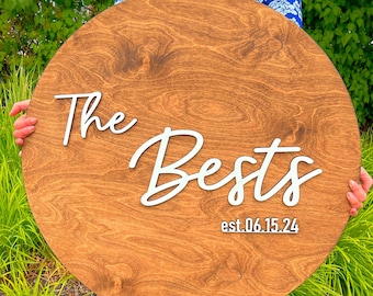 Wedding Guest Book Alternative Wooden Letter Guestbook Personalized Surname Wedding Keepsake