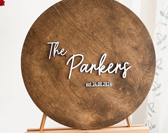 Wedding Signs Wedding Guest Book Alternative Last Name Wood Sign Family Name Wooden Sign Wedding Date Wood Sign Wedding Gifts For The Couple