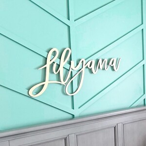 Custom Nursery Wall Decor Name Sign Personalized Wooden Name Sign for  Baby Nursery Wood Letters Name Sign Wooden Sign Baby Name Sign