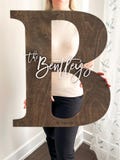 Wooden Letter Guestbook – Unique Wedding Sign Alternative - Wedding Reception Decor - Family Reunion product logo
