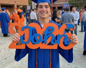 Graduation Sign Senior 2027 | Custom Wooden Name Decor | Class Of 2027 Event Decor