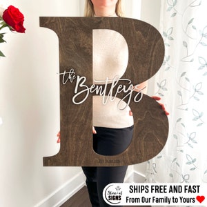 Wooden Letter Guestbook – Unique Wedding Sign Alternative