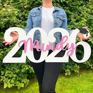 Graduation Sign Personalized Wooden Name Sign Class of 2026 Senior Gift Graduation Keepsake Decor Christmas Present Gift US Duties included