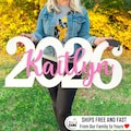 Graduation Sign Senior 2026 2027 | Custom Wooden Name Decor | Class of 2026 2027 Party Display | Kaitlyn product logo