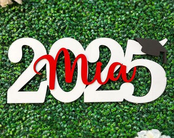 Graduation Backdrop Sign | Custom Wooden Name | Senior 2026 Yard Decor USCA