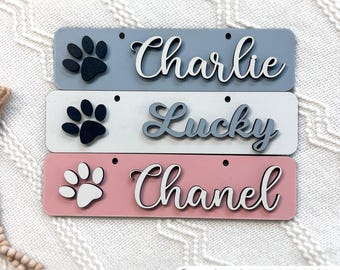 Personalized Crate Sign Custom Dog Decor Hanging Crate Sign Custom Crate Sign Dog Bone Sign Personalized Dog Crate Easter Gift US