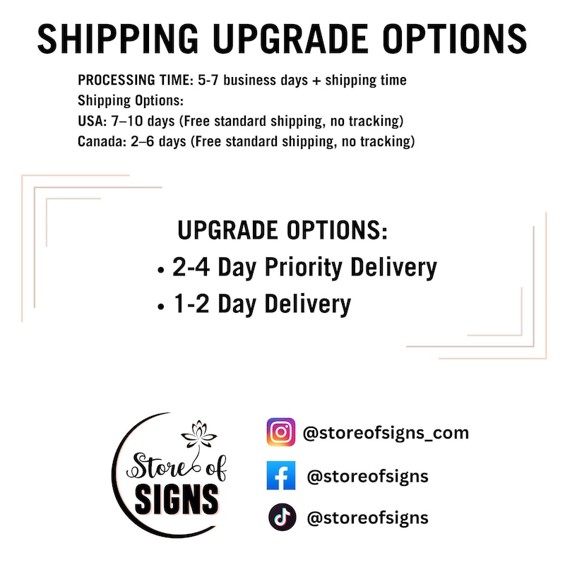 Custom Delivery Sign - Etsy