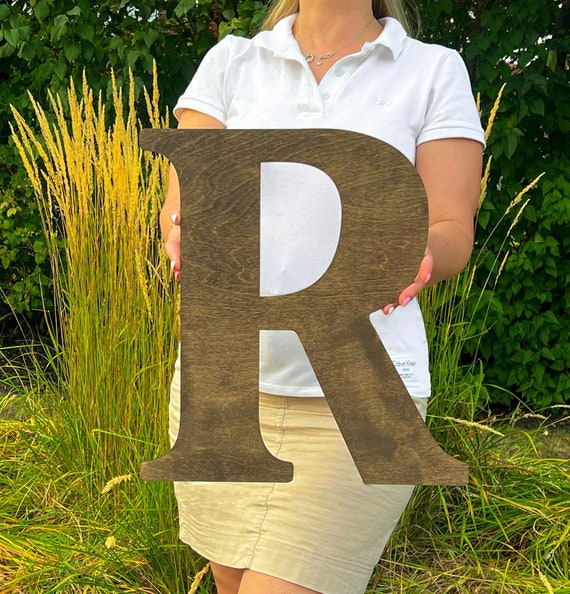 Large Wood Letters Large Wooden Letters Large Wall Letters Craft Wood Letter Cutout Unfinished Wedding & Nursery Letter US