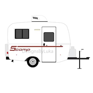 Scamp Camper, Tiny Camper, Teardrop Trailer, Travel Trailer, RV, Camper, RV, Travel, Micro Camper
