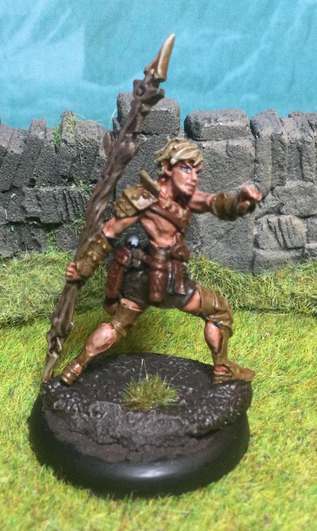 Painted Wood Elf Ranger Miniature - Etsy