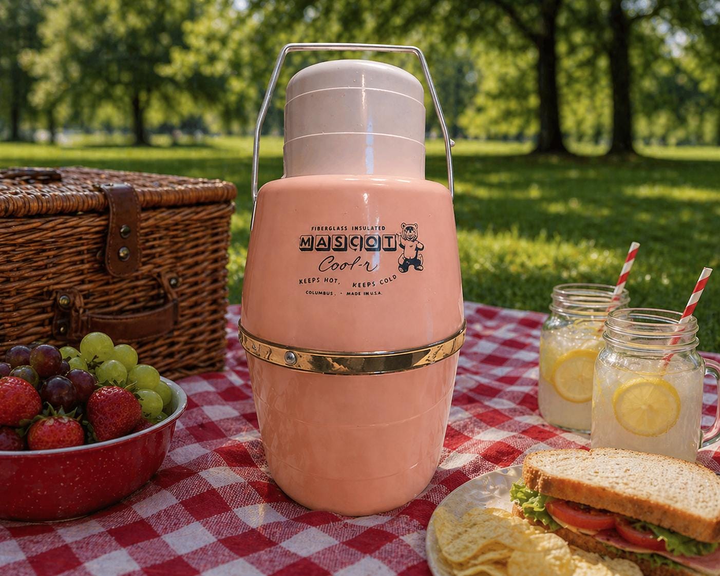 壺　ビンテージ 1950's Thermos Jug - Etsy