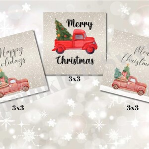 Digital Download Christmas Holiday Gift Tag Printable