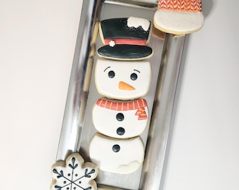 STL Files - Build A Snowman Set of 5 Cookie Cutters - Digital Download
