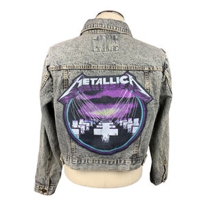 METALLICA patch (rare) Mens OAKLEY SHERPA DENIM JACKET (pix