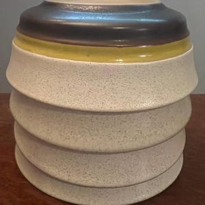 Set of 4 Vintage Denby-Langley Potter’s Wheel Gold Stoneware Bowls