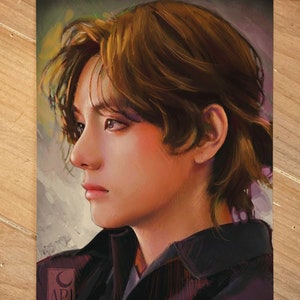 BTS Fanart - Kim Taehyung 5x7" Mini Art Print