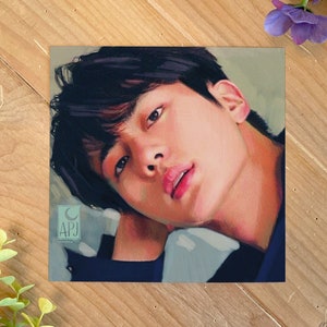 BTS Fanart - 6x6&quot; Kim Seokjin - Art Print