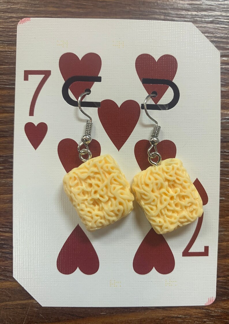 Assorted Burger and Noodles Earrings Etsy