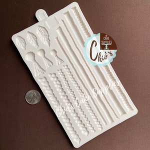 Rope and Knots Silicone Mold: Edible & Non-Edible Crafting