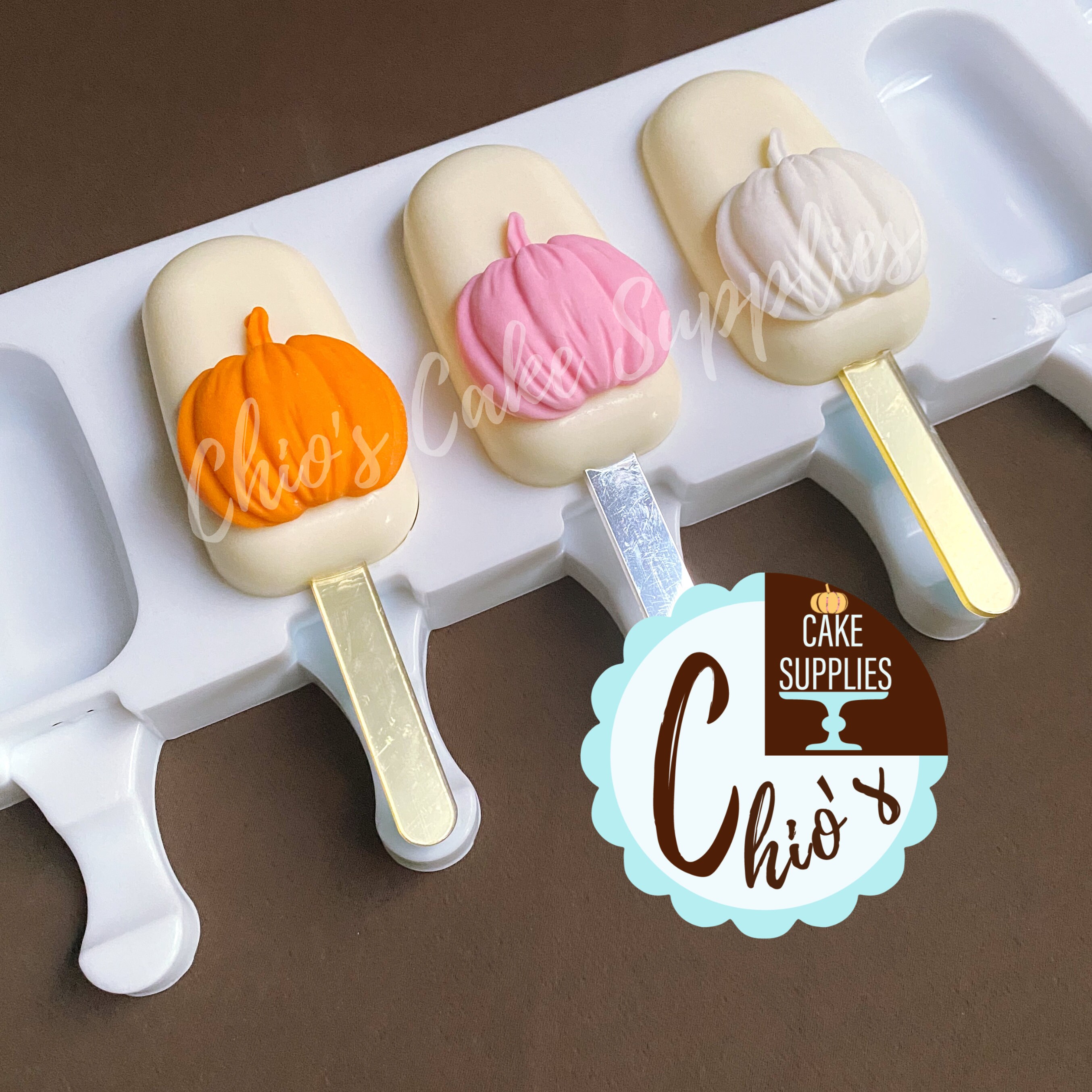 Cakesicles / Popsicles cake pop big silicone mold. 8 Cavities.