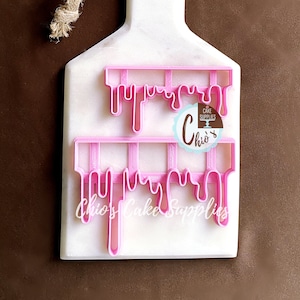 Dripping Chocolate/Icecream Shape Fondant Cutter