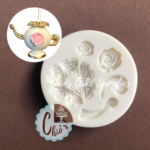 Make a teapot  Silicone Mold, 5 cavities