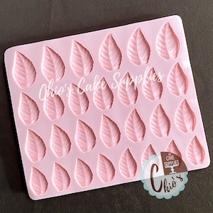 28 Leaves Silicone Mold, 3 different sizes