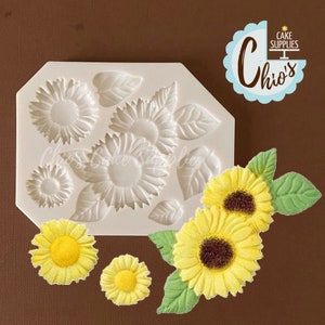 Sunflower Themed Silicone Mold.