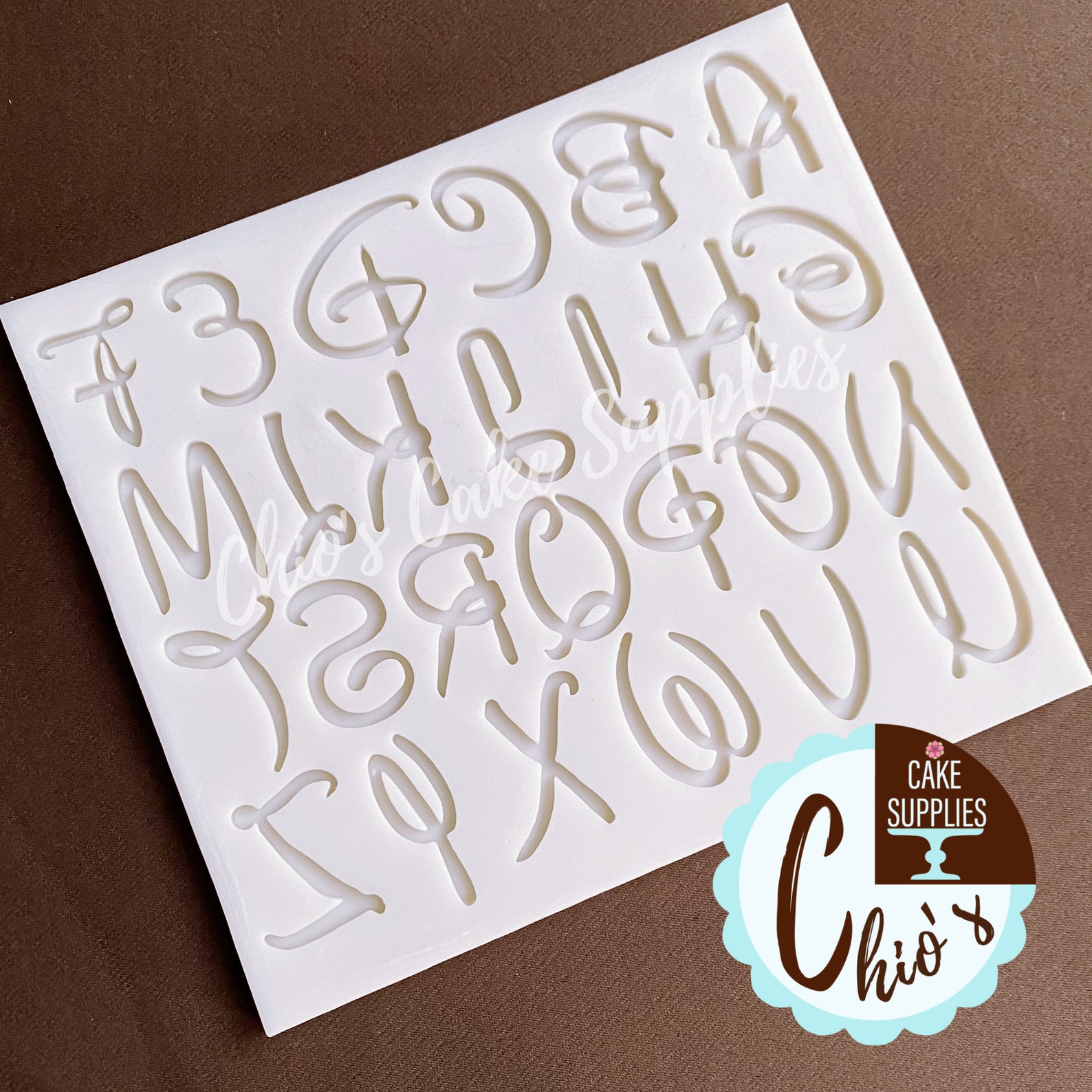 Alphabet Letters & Numbers Silicone Molds. Font #002 - Etsy