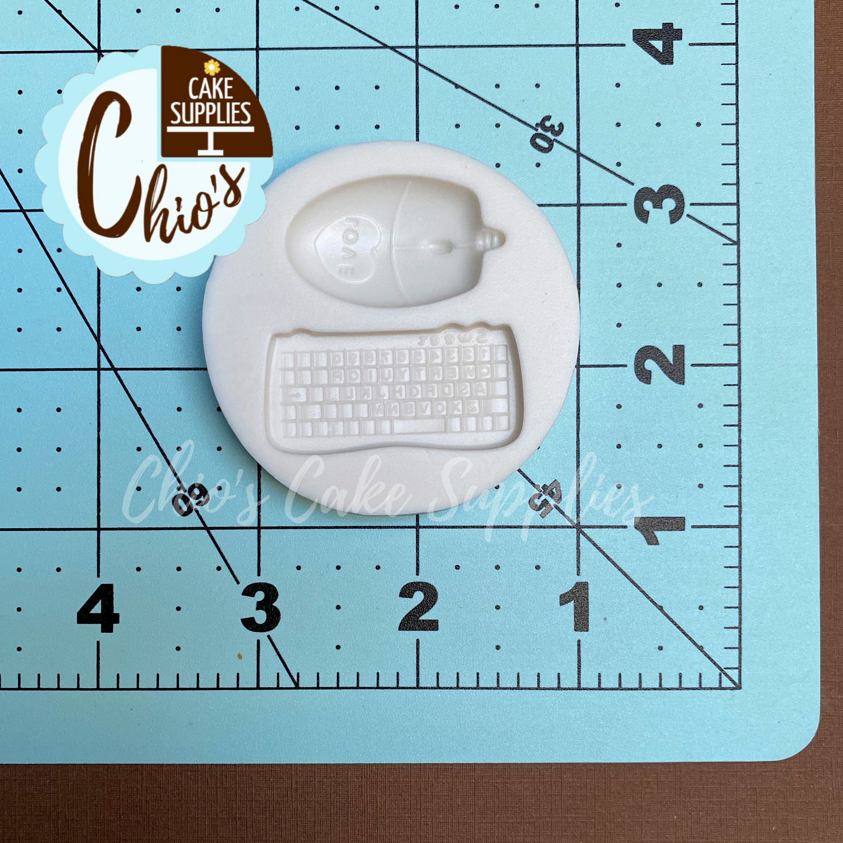 Mini Computer Keyboard & Mouse Silicone Mold, 2 Cavities - Etsy