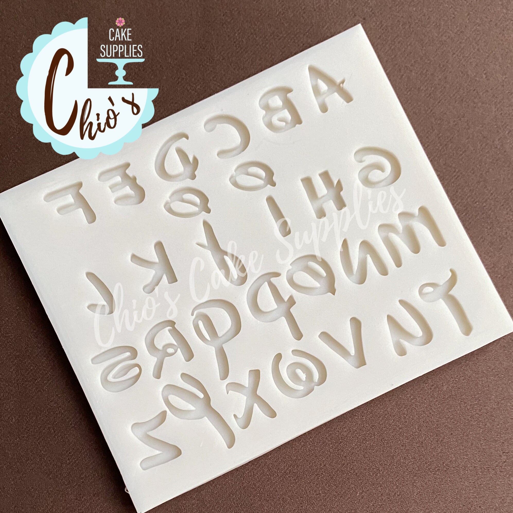 Alphabet Letters & Numbers Silicone Molds. Font #002 - Etsy
