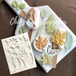 Moule En Silicone Automne - 9 Motifs (feuille D'érable, Citrouille...) Pour Bougies, Chocolat, Savon