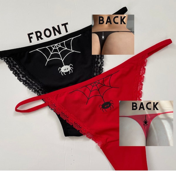 Spiderweb Spooky Panti Gift Underwear Novelty Gift for Her Gag Gift for Christmas