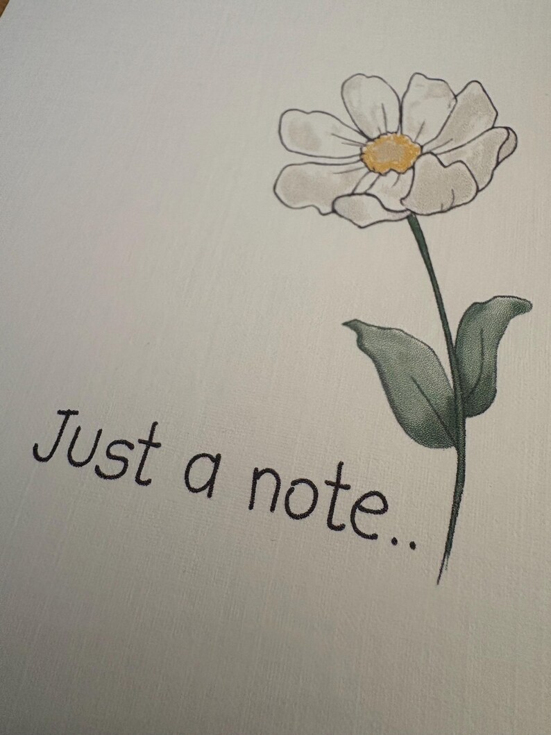 Daisy Notecards/ Flower Notelets/ Blank Greetings Cards/ Floral Cards ...