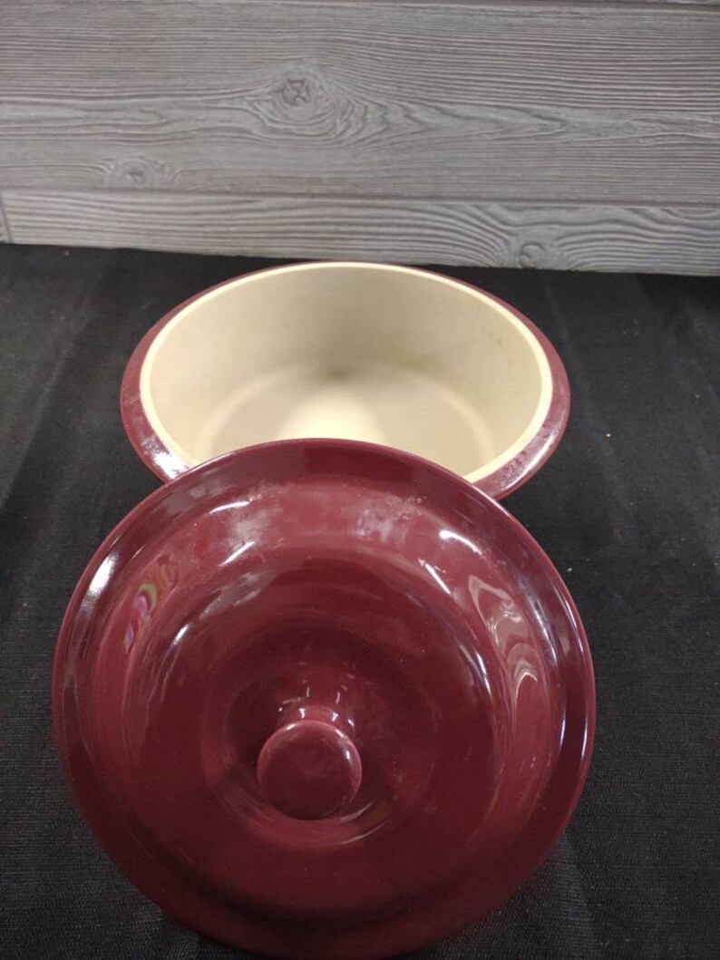 The Pampered Chef Stoneware Casserole Dish Cranberry 1.5 Etsy