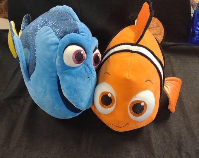 Disney Pixar Finding Nemo Nemo and Dory Build a Bear Plushies Etsy