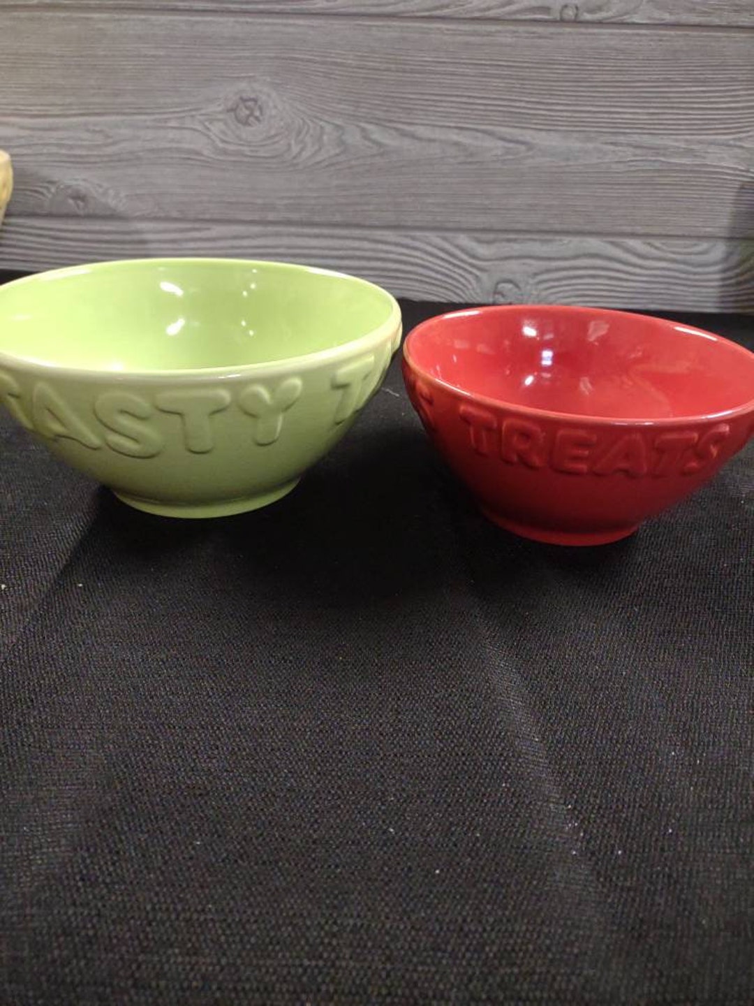 Stoneware Snack Serving Bowls Set of 2 Etsy