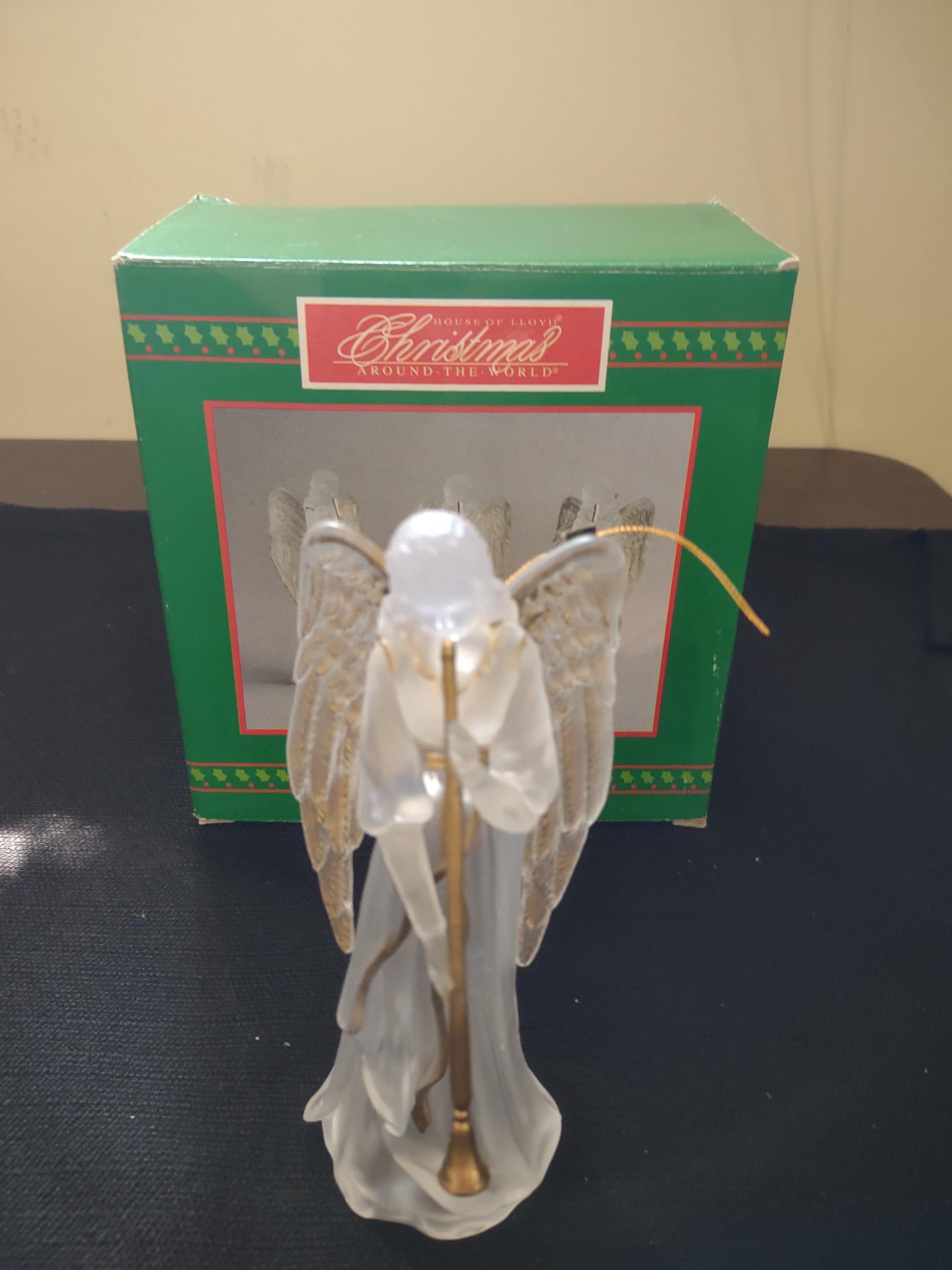 Vtg House of Lloyd Christmas Around the World Angel Tree Ornaments Set