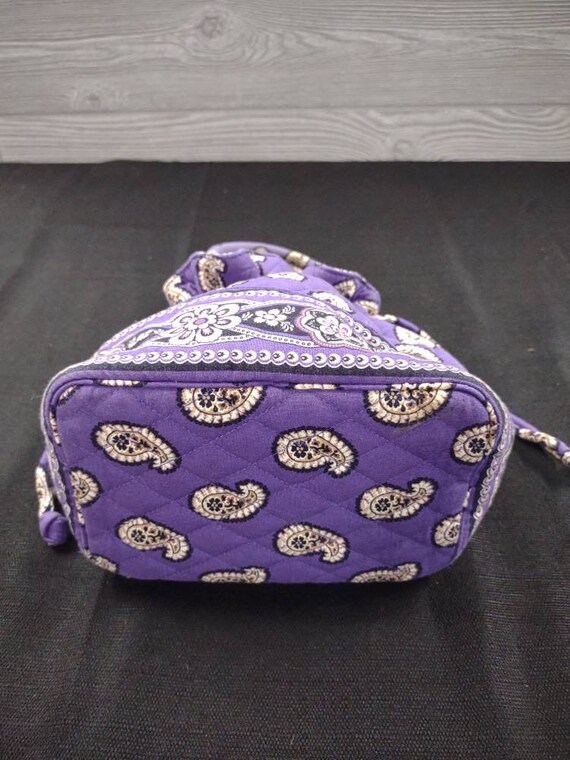 Vtg Vera Bradley Top Handle Handbag Simply Violet… - image 5